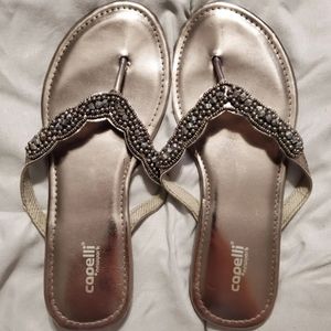 Beaded sandals by Capelli of New York